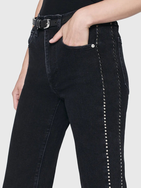 Sleek Straight Studded