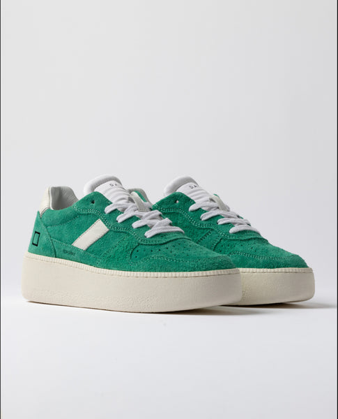 Court Platform Hairy Sneakers