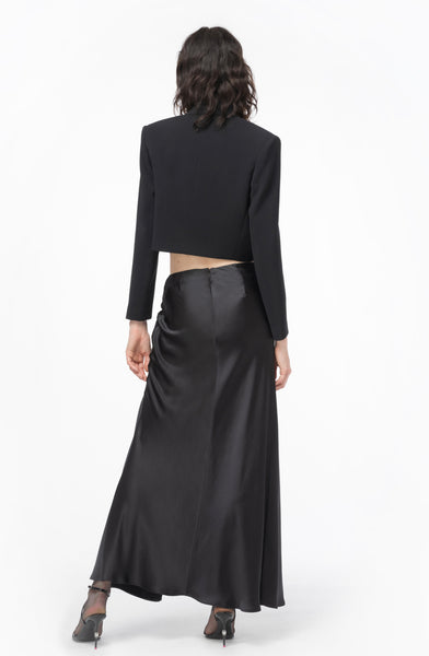 Elegant Satin Skirt