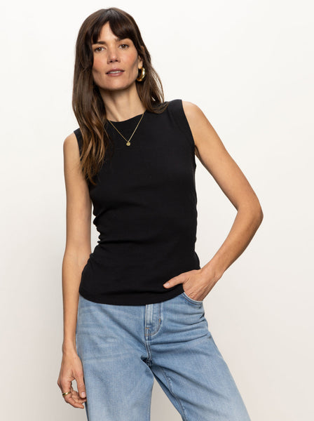 Ribbed Ruched Tank