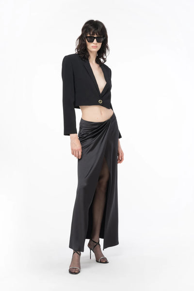 Elegant Satin Skirt