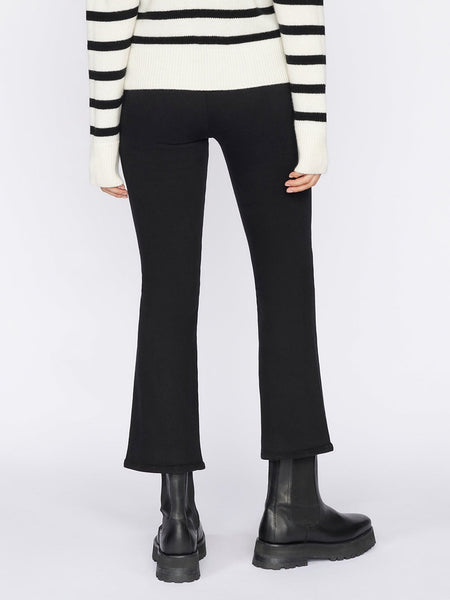 The Jetset Crop Mini Boot in Sheen Noir