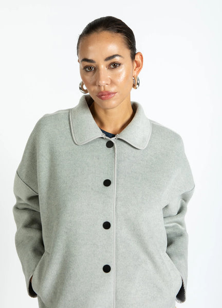 Jacket with Fur Collar