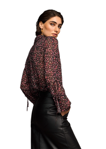 Cherry Print Blouse
