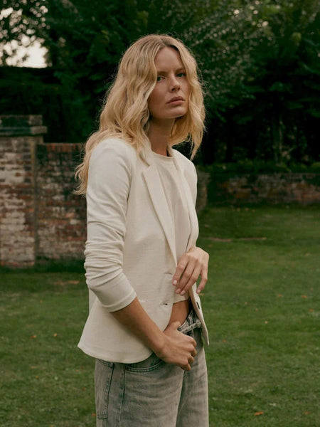 Tailored French Terry Sweatshirt Blazer - 3 Colours