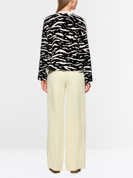 Long Sleeve Shirt with Animal Print