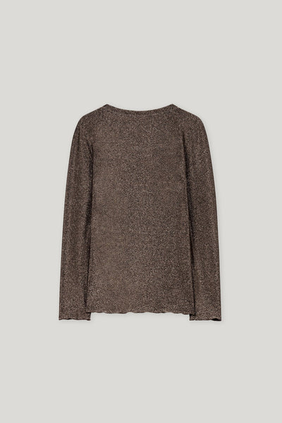 Long Sleeve Shirt with Gloss Effect