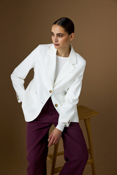 Linda Linen Blazer