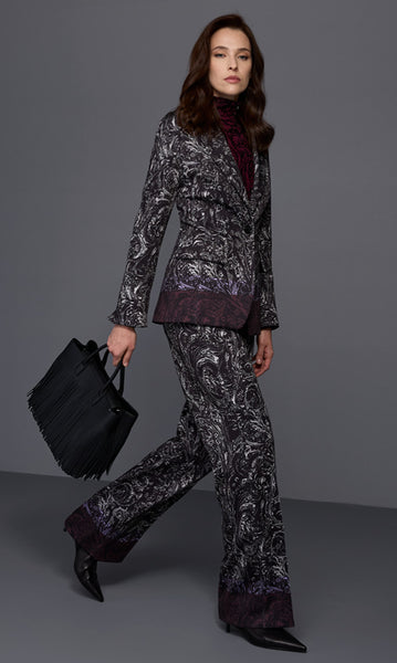 Sheer Shirt With Velvet Details