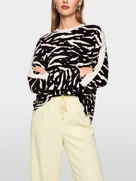 Long Sleeve Shirt with Animal Print