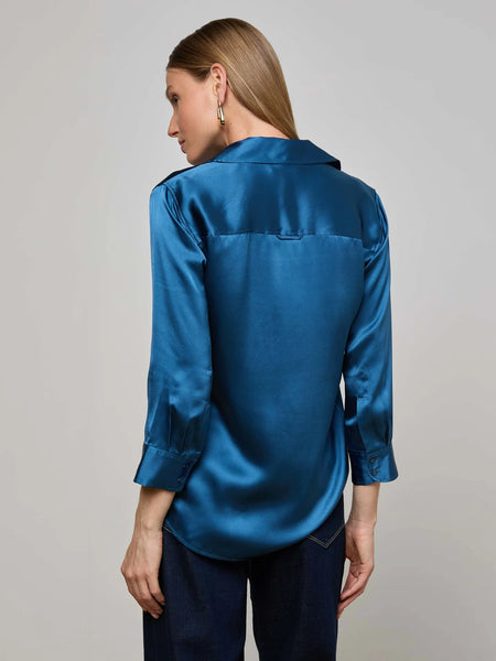 Doni Shirt Blouse - Stone Blue
