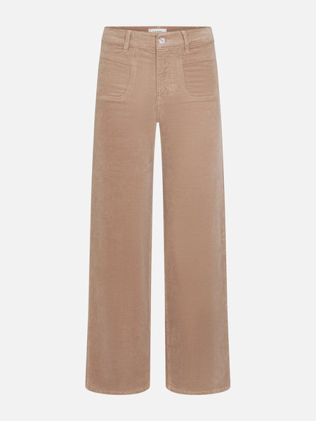 Le Slim Palazzo Modernist Pocket Cords - Soft Taupe
