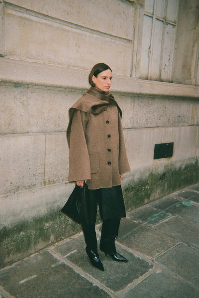 ANCA Wool Scarf Jacket