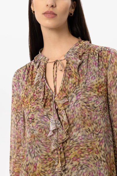 Boho Dress with Animal Print