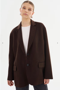 Ennis Oversized Wool Blazer