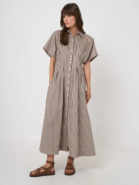 A-Line Stretch Cotton Dress