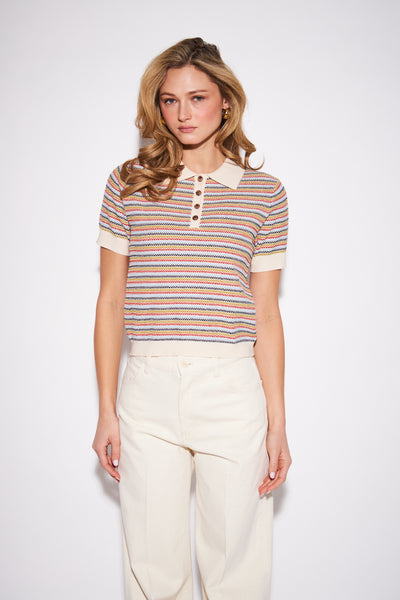 Roland Short Sleeve Polo Knit