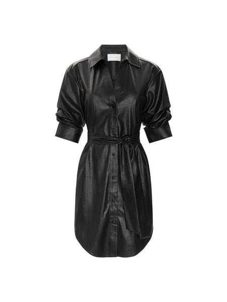 Pia Vegan Leather Dress