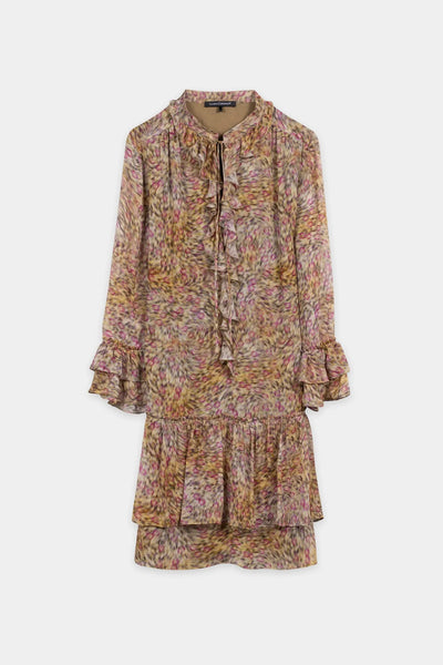 Boho Dress with Animal Print