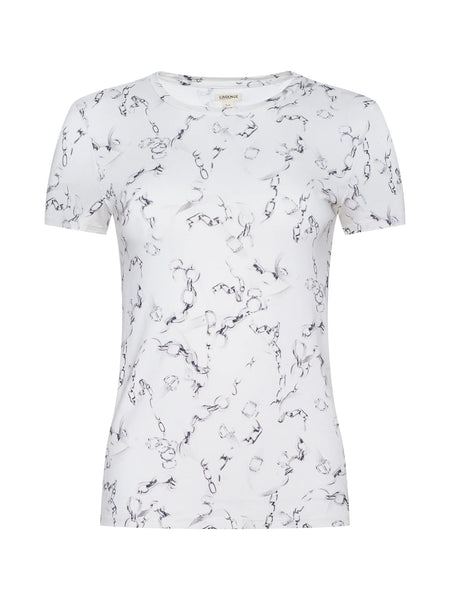 Ressi Fitted Shirt - Grey/Ivory Faded Chain