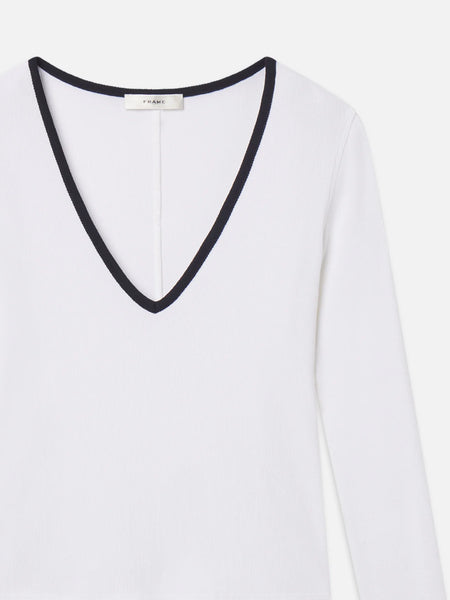 The Sporty V Neck Top