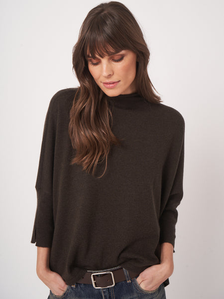 Oversized Mockneck- 2 Colours