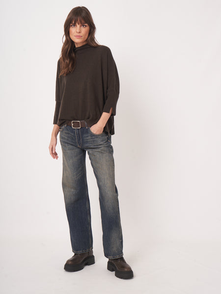 Oversized Mockneck- 2 Colours