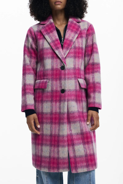 Pink Tartan Coat