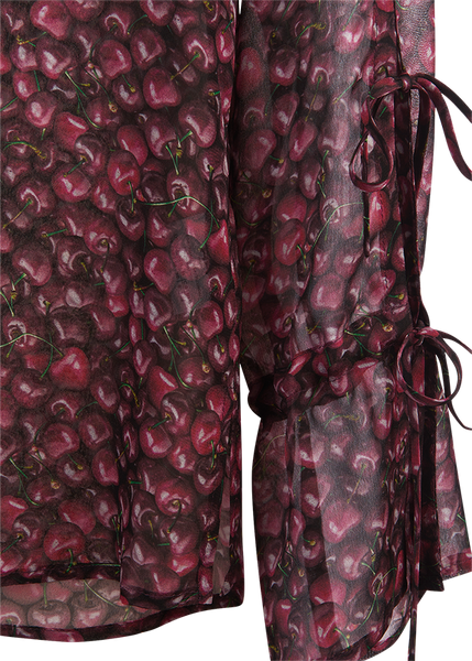 Cherry Print Blouse
