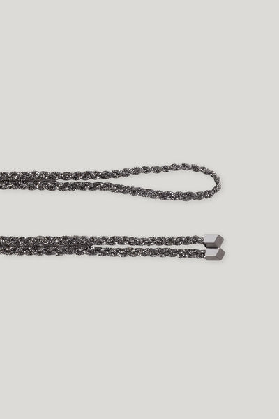 Belt in Braided Look - Deep Black