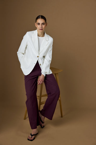 Linda Linen Blazer