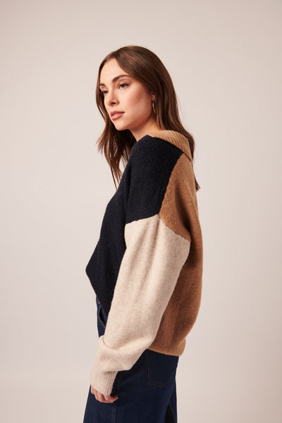 Raelyn Colour Block Pullover