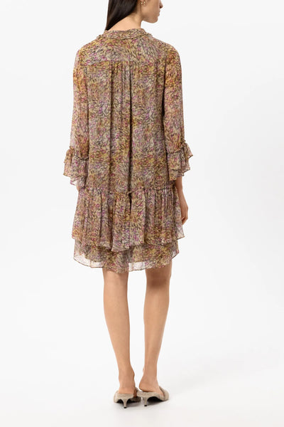 Boho Dress with Animal Print