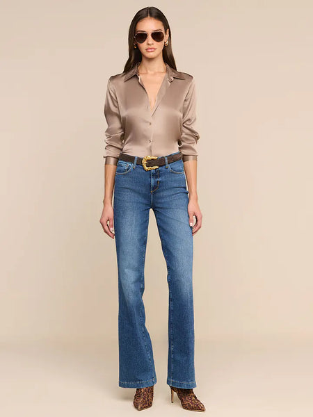 Tyler Silk Blouse - Light Cardamom