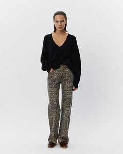 SienneSW Leopard Trousers