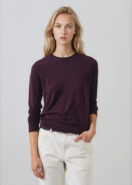 Extrafine Marino Wool Classic Crew Neck