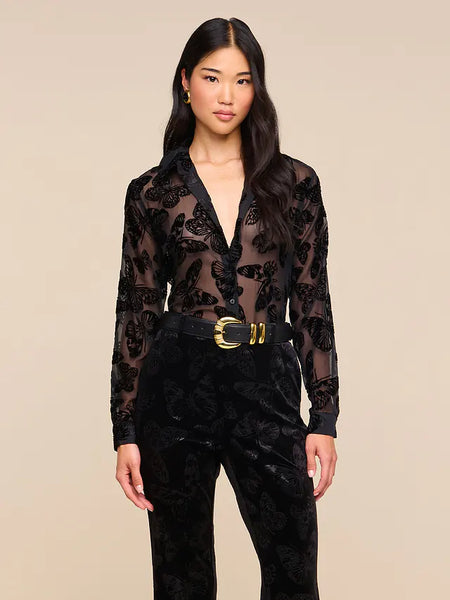 Laurent Velvet Blouse