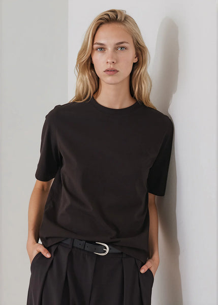 Organic Pima Cotton Relaxed Crew