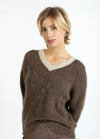 Colourblock Knit Sweater