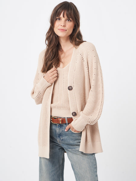 Double Button Cardigan