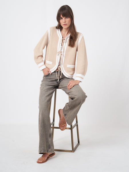 Tie Front Cardigan