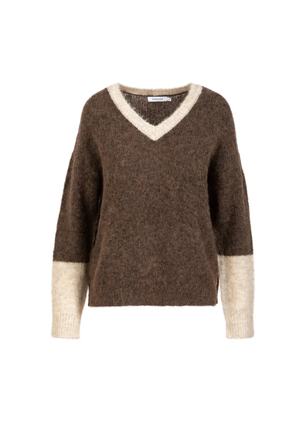 Colourblock Knit Sweater