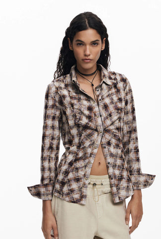 Check Texture Shirt