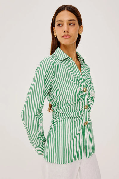Caralyn Blouse with Button Details