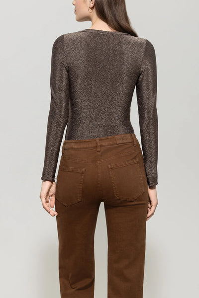 Long Sleeve Shirt with Gloss Effect
