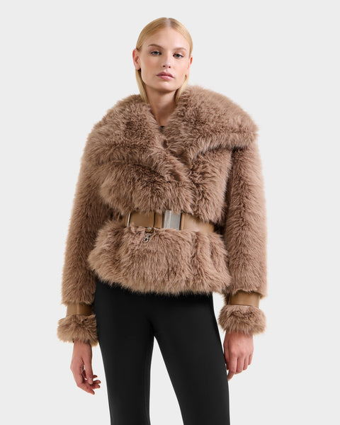 Chloe Faux Fur Coat