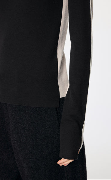 Turtle Neck Multi Colour Sweater