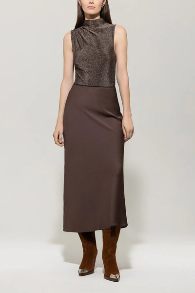 Turtleneck Tank with Gloss Effect