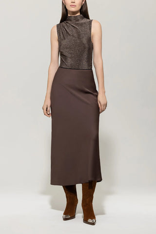 Turtleneck Tank with Gloss Effect