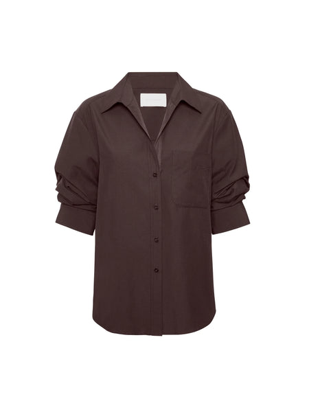 Pia Shirt - Chocolate